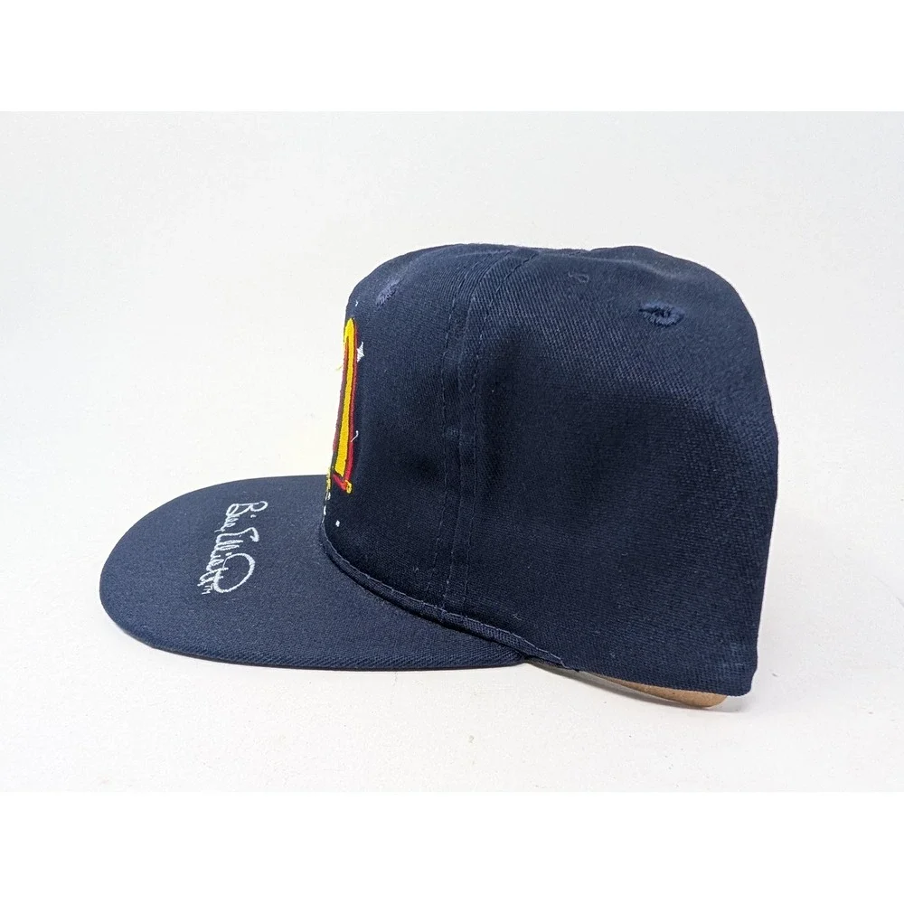 Vintage Bill Elliott McDonalds Hat Cap Snap Back One Size Blue NASCAR Kudzu 90s